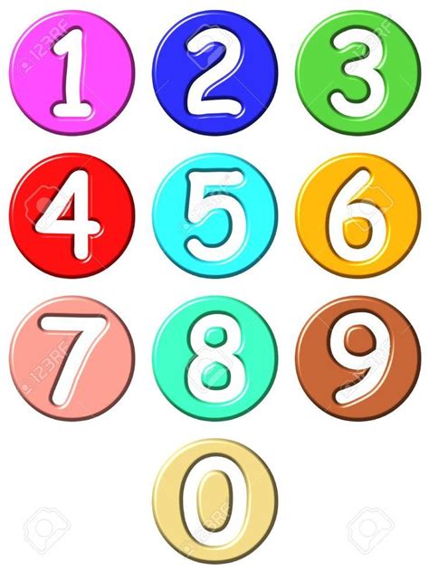 Clipart Numbers 1 20 Images