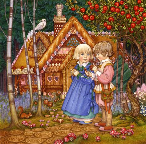 Hansel And Gretel Painting by Carol Lawson