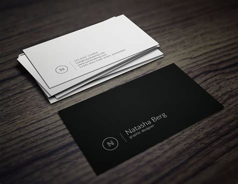 Minimal Business Card Vol. 03 | Minimal business card, Minimalist ...