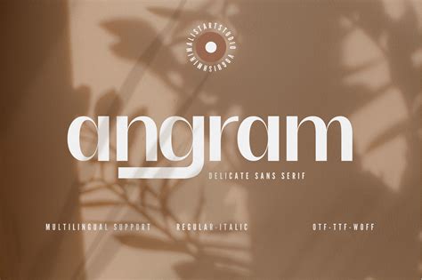 Angram Font - All Free Fonts