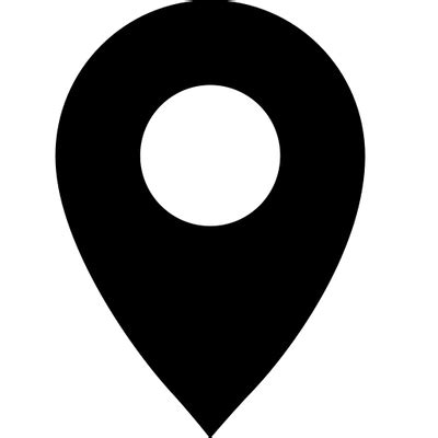 Black Map Pin transparent PNG - StickPNG