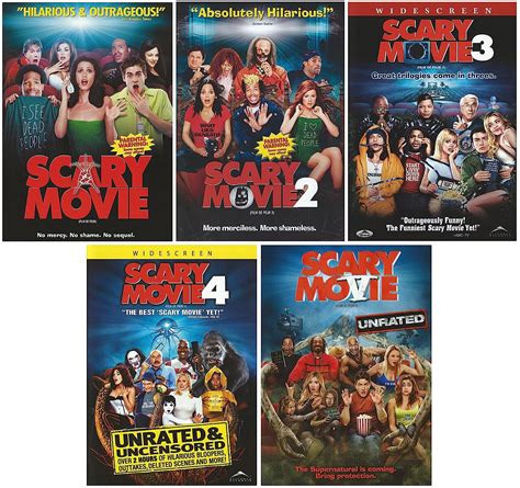 Amazon.com: Scary Movie 5 Film Collection 1-5 (DVD) : Anna Faris ...