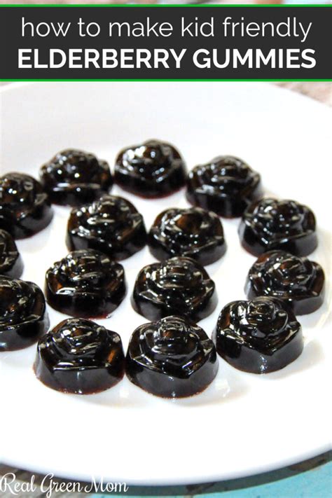 How to Make Elderberry Gummies - Real Green Mom