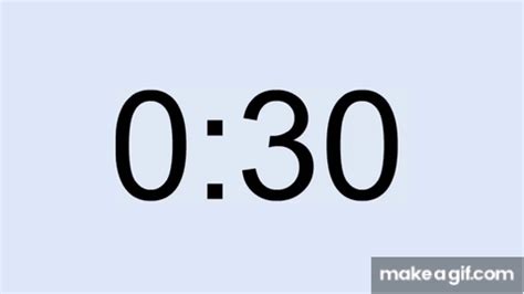 30 second timer on Make a GIF