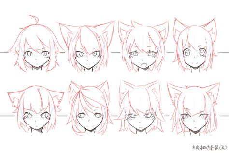 how to draw anime wolf ears - punjabiweddingoutfitsforwomen