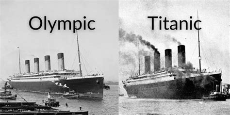 Titanic Vs Olympic - Comparing The White Star Line Ships