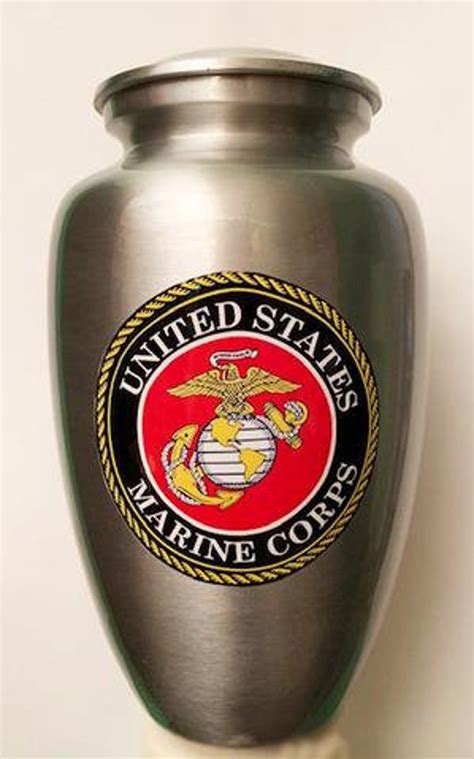 Marines Cremation Urn Military ash urn Themed military urn | Etsy