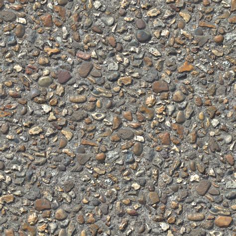 (Concrete cobble stone 3) pebble walkway seamless texture 2048x2048 ...