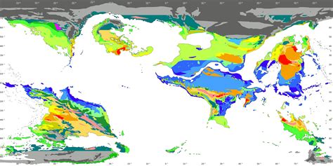 My homebrew world koppen climate map. The axial tilt of 32.4° has lead ...