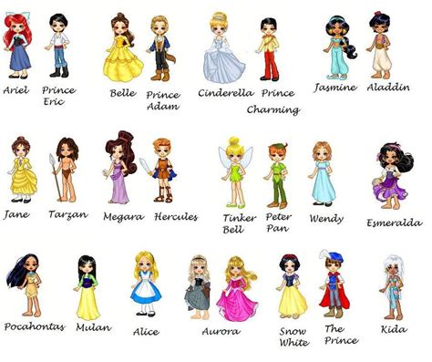 Disney Characters by jesspotter on DeviantArt