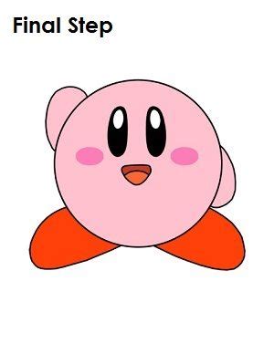 How to Draw Kirby | Kirby, Cute easy drawings, Easy drawings