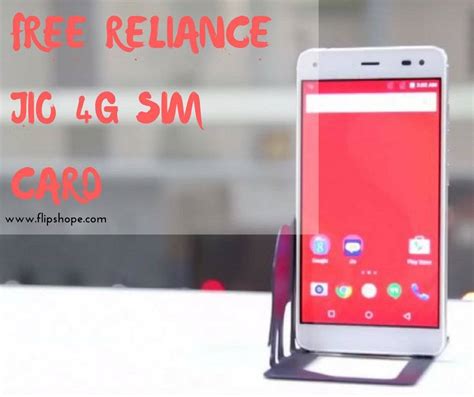 Free Reliance Jio 4G Sim Card Buy with Unlimited Internet