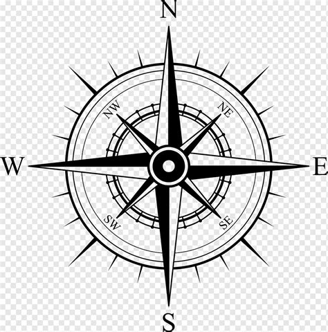 Compass, North, South, East, West, Navigation, Exploration, Arrow ...