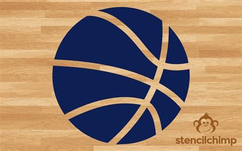 Printable Basketball Stencil - Printable Word Searches