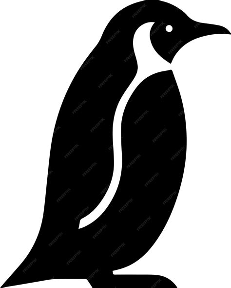 Premium Vector | Penguin flat style vector silhouette 3