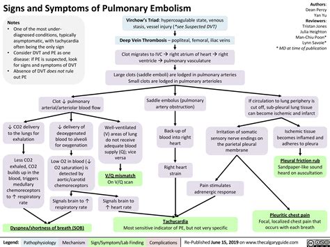 Signs and Symptoms of Pulmonary Embolism | Calgary Guide