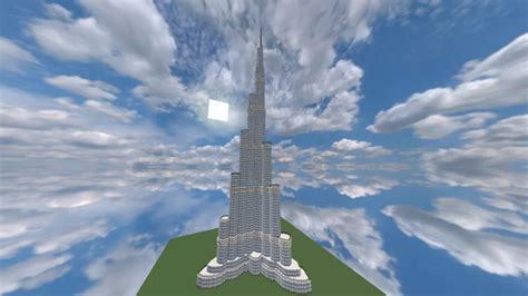 Burj Khalifa in Minecraft 1.20.2/1.20.1/1.20/1.19.2/1.19.1/1.19/1.18/1. ...