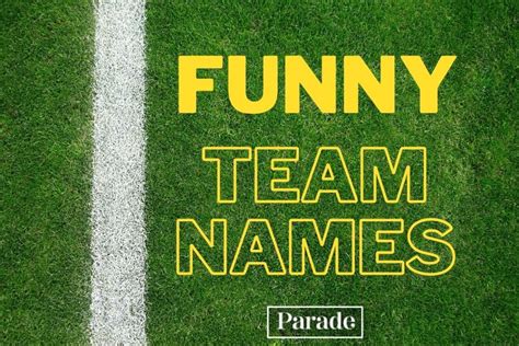 250 Funny Team Names For Any Group Sport 2022 | parade