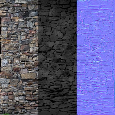 Natural Stone Wall Texture. Pbr - 3D Model for Corona, VRay