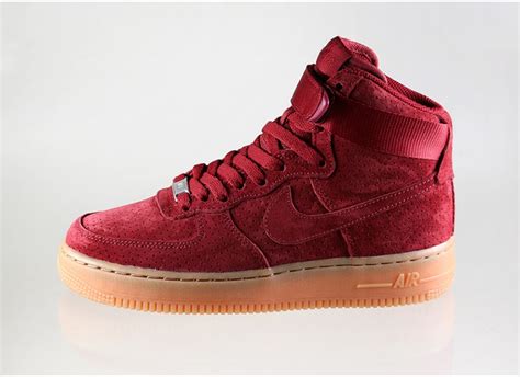 Nike Air Force 1 High Red Suede - Sneaker Bar Detroit