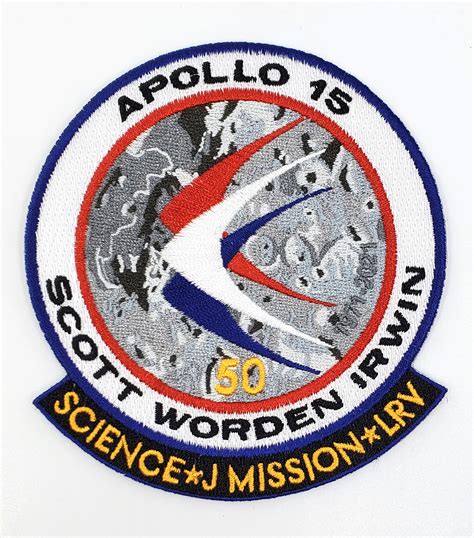 Apollo 15 50th Anniversary Patch - NASA Gear