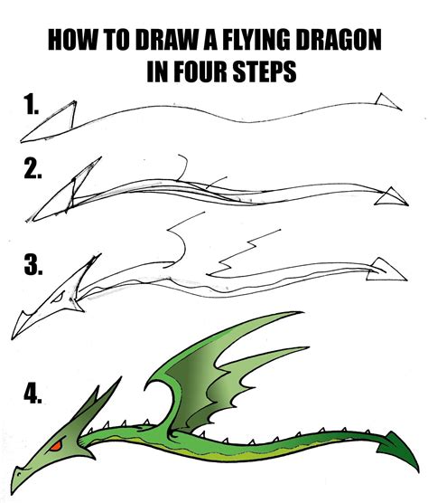 Dragon Drawing Step By Step at Drawing Tutorials