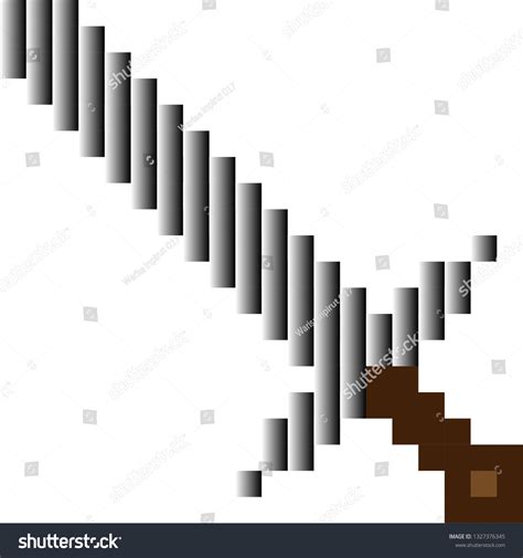 Pixel Art Knife Stock Vector (Royalty Free) 1327376345 | Shutterstock