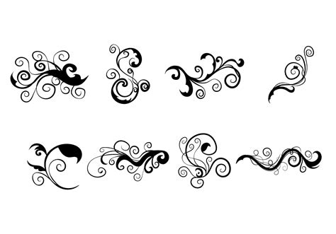 Scrollwork Vector - Download Free Vector Art, Stock Graphics & Images