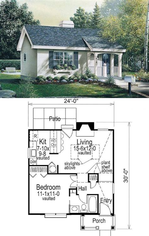 An affordable small cottage plan 1100 sq ft – Artofit