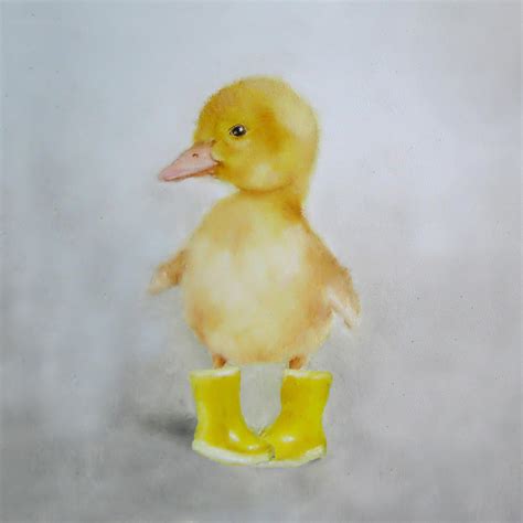 Duck Nursery Art Painting by Junko Van Norman