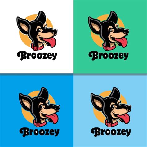 Premium Vector | Dog head logo design vector