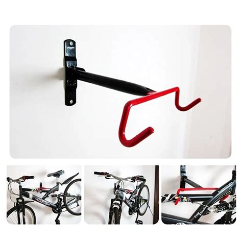 15KG Capacity Bicycle Wall Mounted Garage Rack MTB Bike Storage Hanger ...