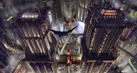 Gotham City Concept Art - Batman: Arkham Knight Art Gallery