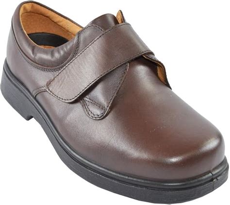 DB Reece 6E - Extra Extra Wide Velcro Close Men's Shoes Brown (12 ...