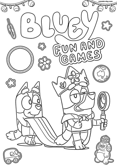 Bluey Printable Coloring Pages