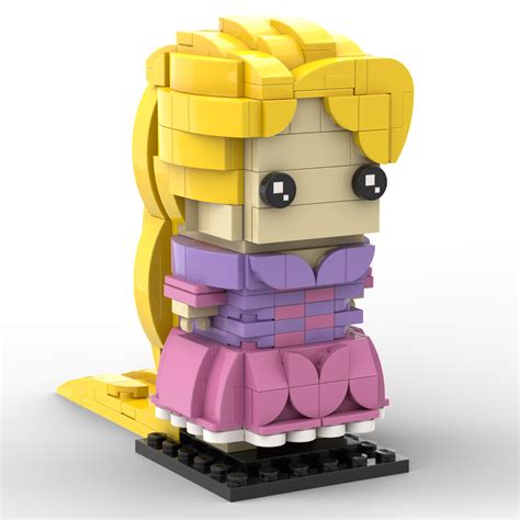 LEGO MOC Tangled Rapunzel Princess Brickheadz by custominstructions ...