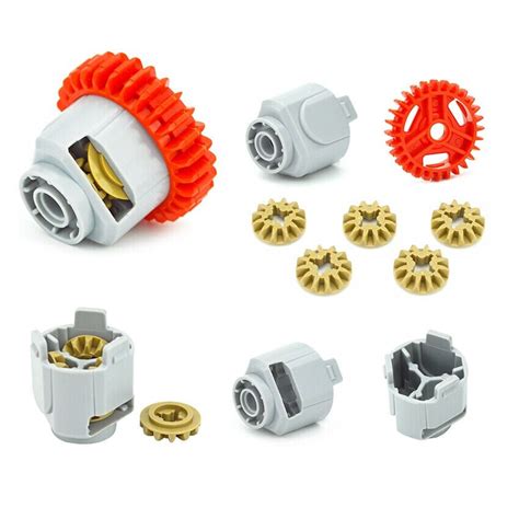 Technic Differential Gear-28 Teeth Round Axle for Lego Kit Building ...