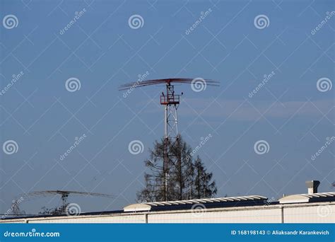 Airport Radar Tower And Antenna Stock Image | CartoonDealer.com #59988769