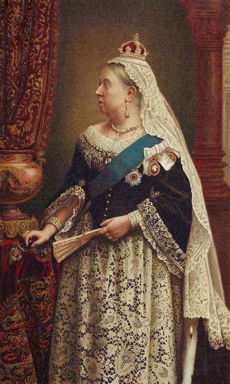 Portrait of Queen Victoria Painting by British School - Pixels