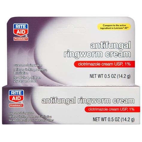 Buy Rite Aid Antifungal Ringworm Clotrimazole Cream, 0.5 oz (15 g ...