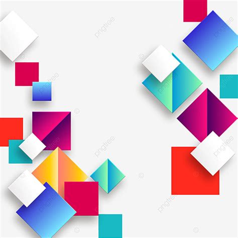 Geometric Polygon Clipart Hd PNG, Multicolored Polygonal Abstract ...