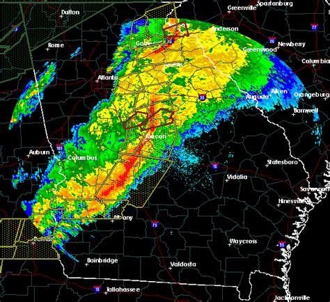 Interactive Hail Maps - Hail Map for Macon, GA