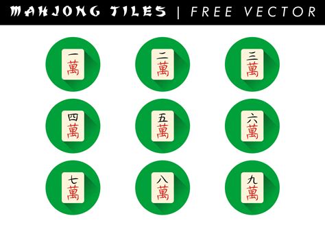 Mahjong Tiles Free Vector 105115 Vector Art at Vecteezy