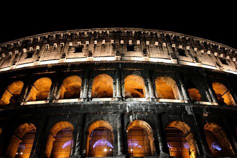 Colosseum night view stock photo. Image of architecture - 13516368