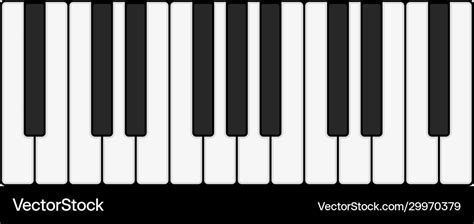 Piano keyboard Royalty Free Vector Image - VectorStock