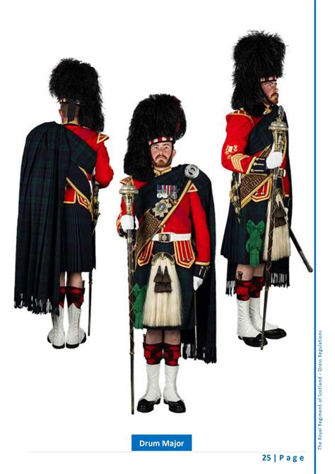 3 SCOTS (The Black Watch) - No1A Dress: Ceremonial. Drum Major ...