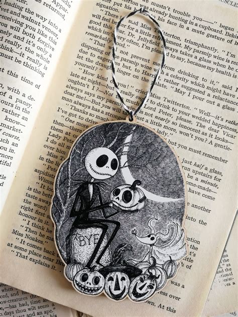 This Is Halloween- Jack Skellington Inspired Wooden Hanging Christmas ...