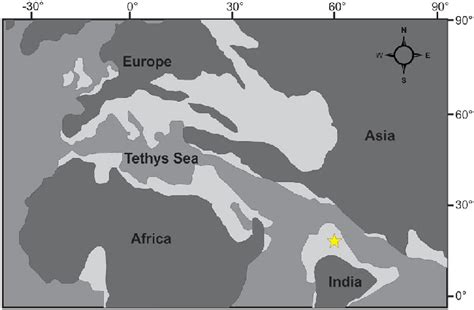 Tethys Sea Map