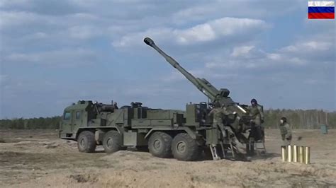 New 2s43 malva self-propelled howitzer tested by Russia - YouTube