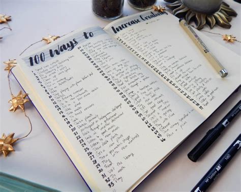 How to Brainstorm the Easy Way with the List of 100 | LittleCoffeeFox